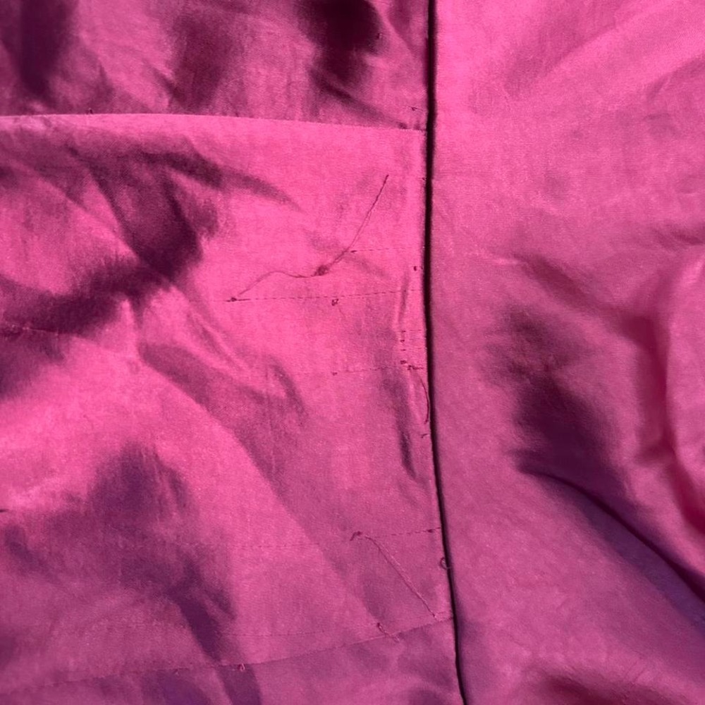 Burgundy one shoulder formal maxi dress - Picture 6 of 6